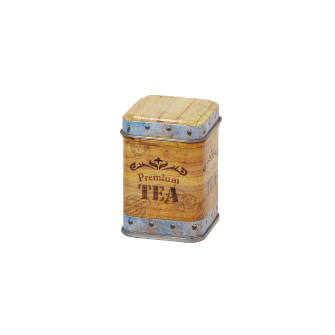 Theeblik met tea chest print