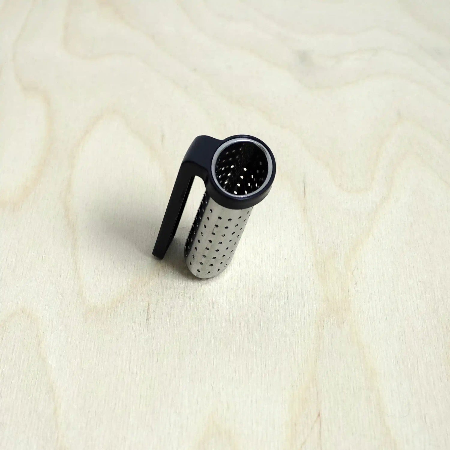 Vooraanzicht theefilter met grip functie