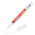 Witte Edding krijtstift die schrijft