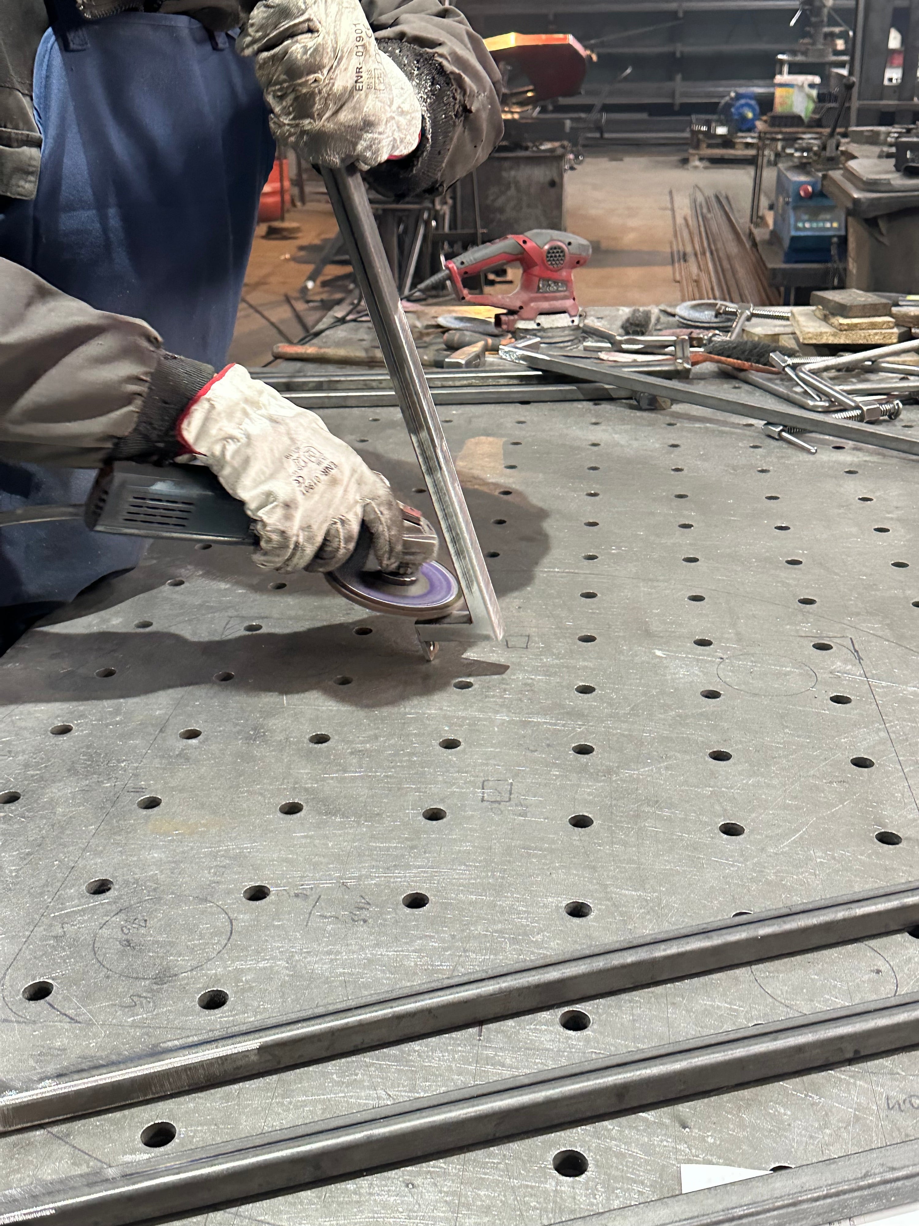 Onze materialen: poedercoated staal