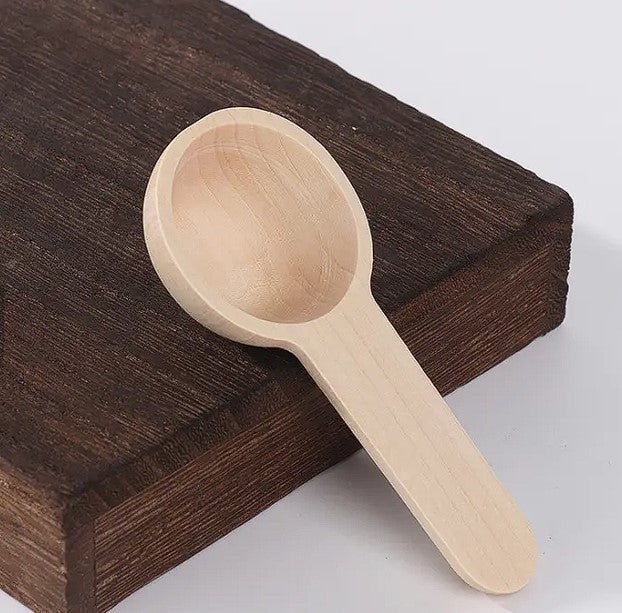 Wooden spice spoon