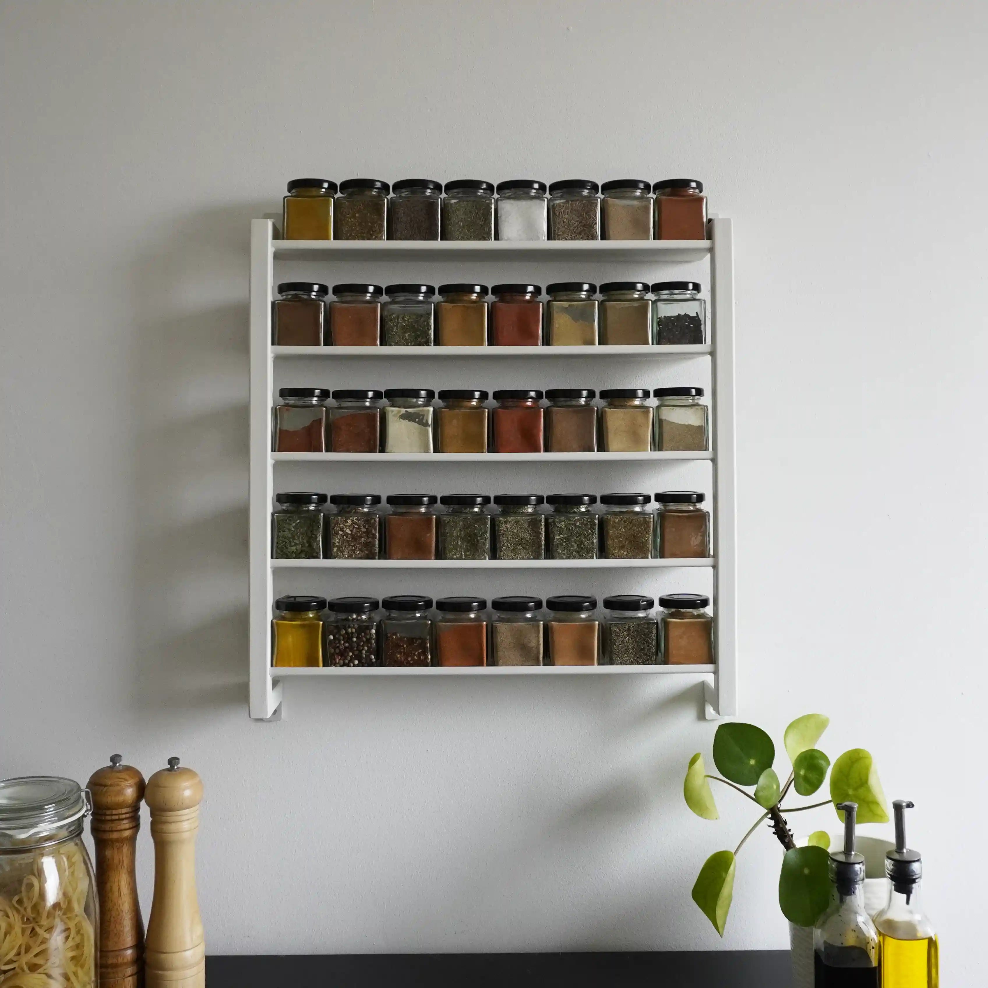  Steel spice rack (40 jars)