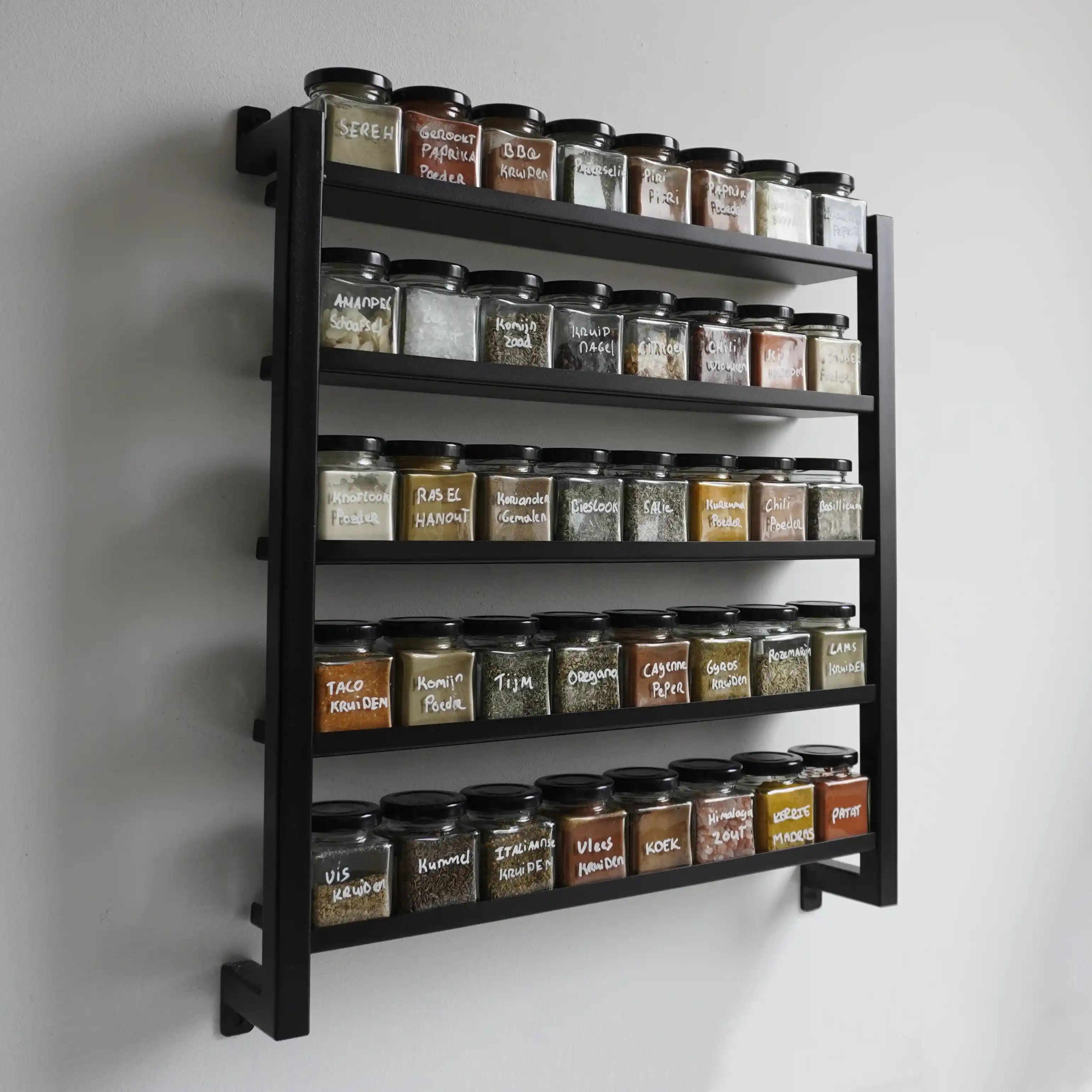  Steel spice rack (40 jars)