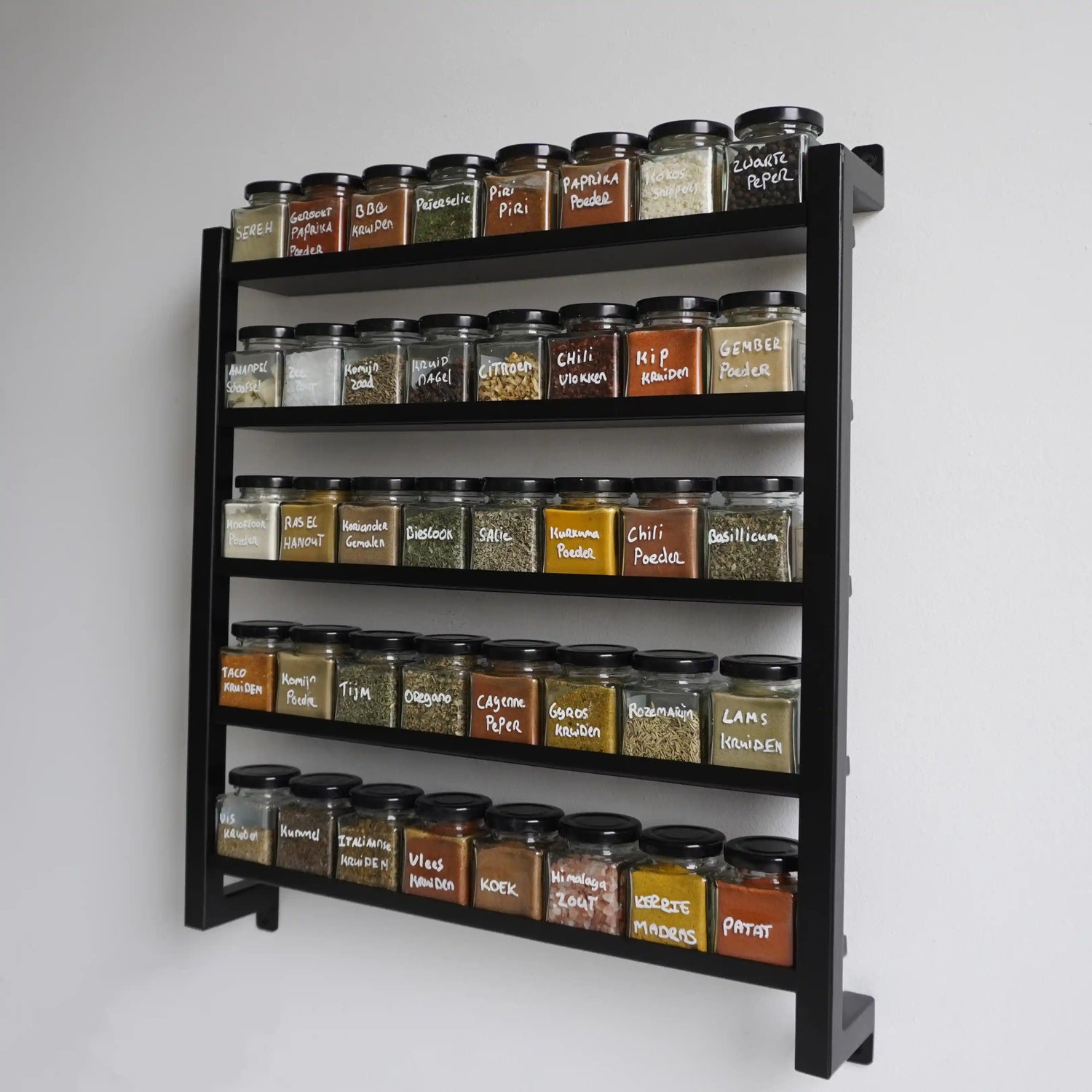  Steel spice rack (40 jars)
