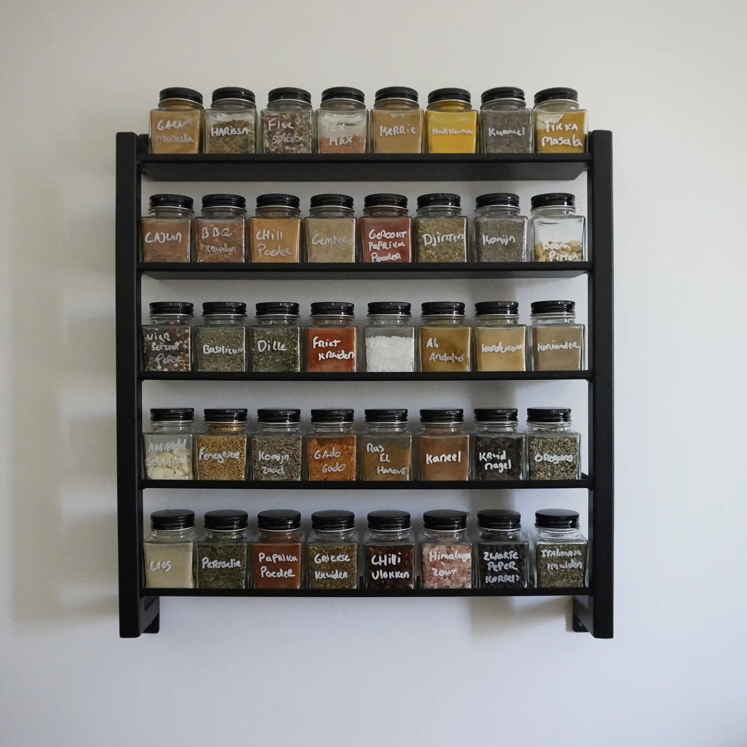  Steel spice rack (40 jars)