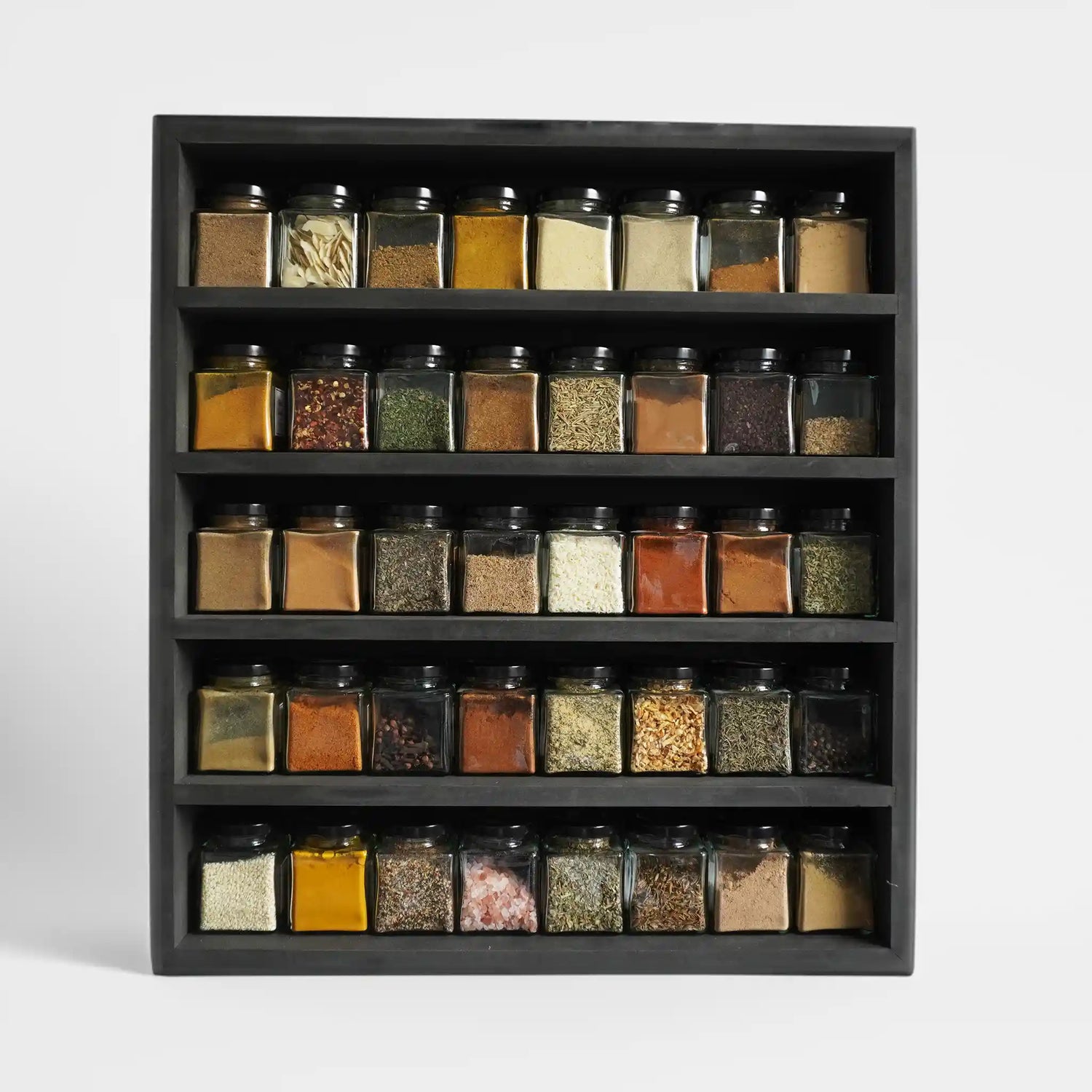 Black spice rack (40 jars)